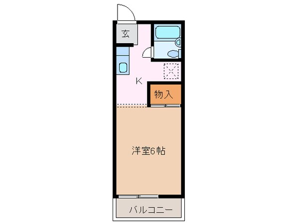 サニーハイツの物件間取画像